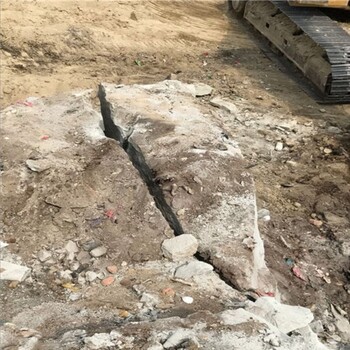 深圳爆破批不下來開石頭液壓巖石劈裂機-操作說明