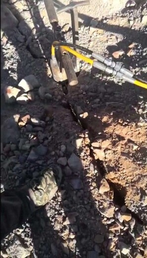 惠州坑基开挖地基岩石拆除小型液压破裂机械-当地经销商