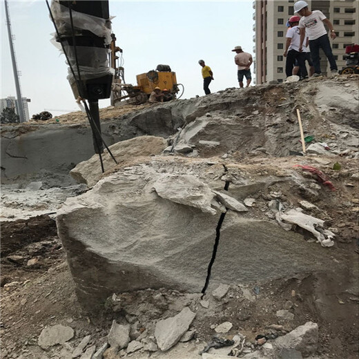 长沙城市道路施工硬石头破碎机器劈裂机厂家电话