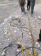 赣州地基坚硬岩石拆除用液压破裂设备设备租赁图片