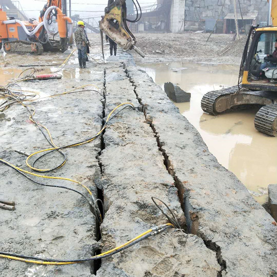 贺州开挖岩石沟渠液压分裂机生产厂家