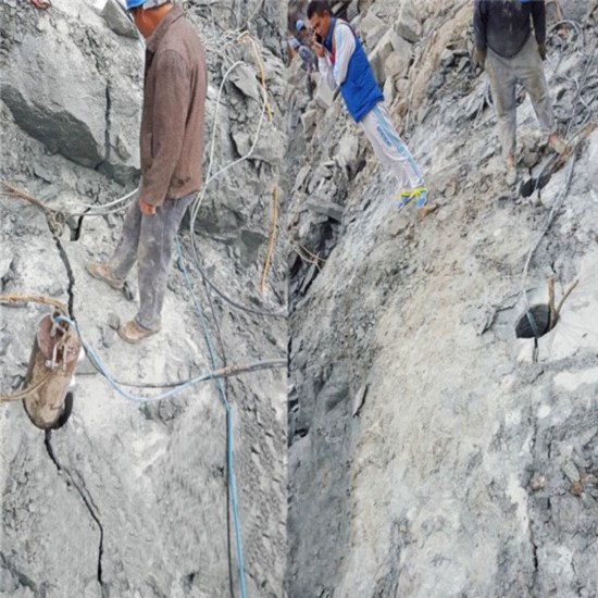 修高速遇到岩石太硬用小型开山机福建漳州环保设备