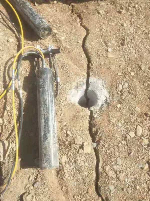 滁州大方量山体岩石解体破裂机电动劈石机批发