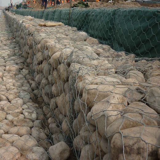 水利建设格宾石笼网四川生产厂家加筋重型六角网石笼网