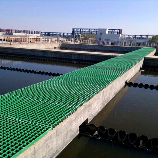 重庆化工厂平台玻璃钢格栅板污水厂格栅踏步板