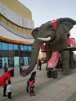 广州大型巡游机械大象出租，梦幻灯光节出租