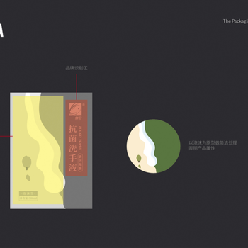 四川健卫医疗卫生用品“剑卫牌”洗手液包装设计
