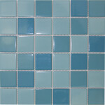 泳池砖马赛克瓷砖规格48x48mm纯色泳池马赛克