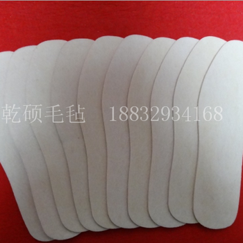 羊毛鞋墊、毛氈鞋墊批發(fā)、鞋用毛氈