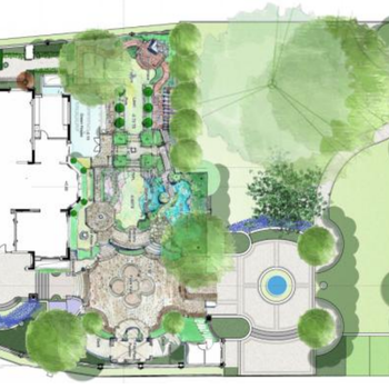别墅景观设计方案到施工图
