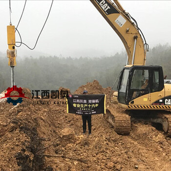 盐城道路扩宽劈裂机怎么用好用么大型劈山器