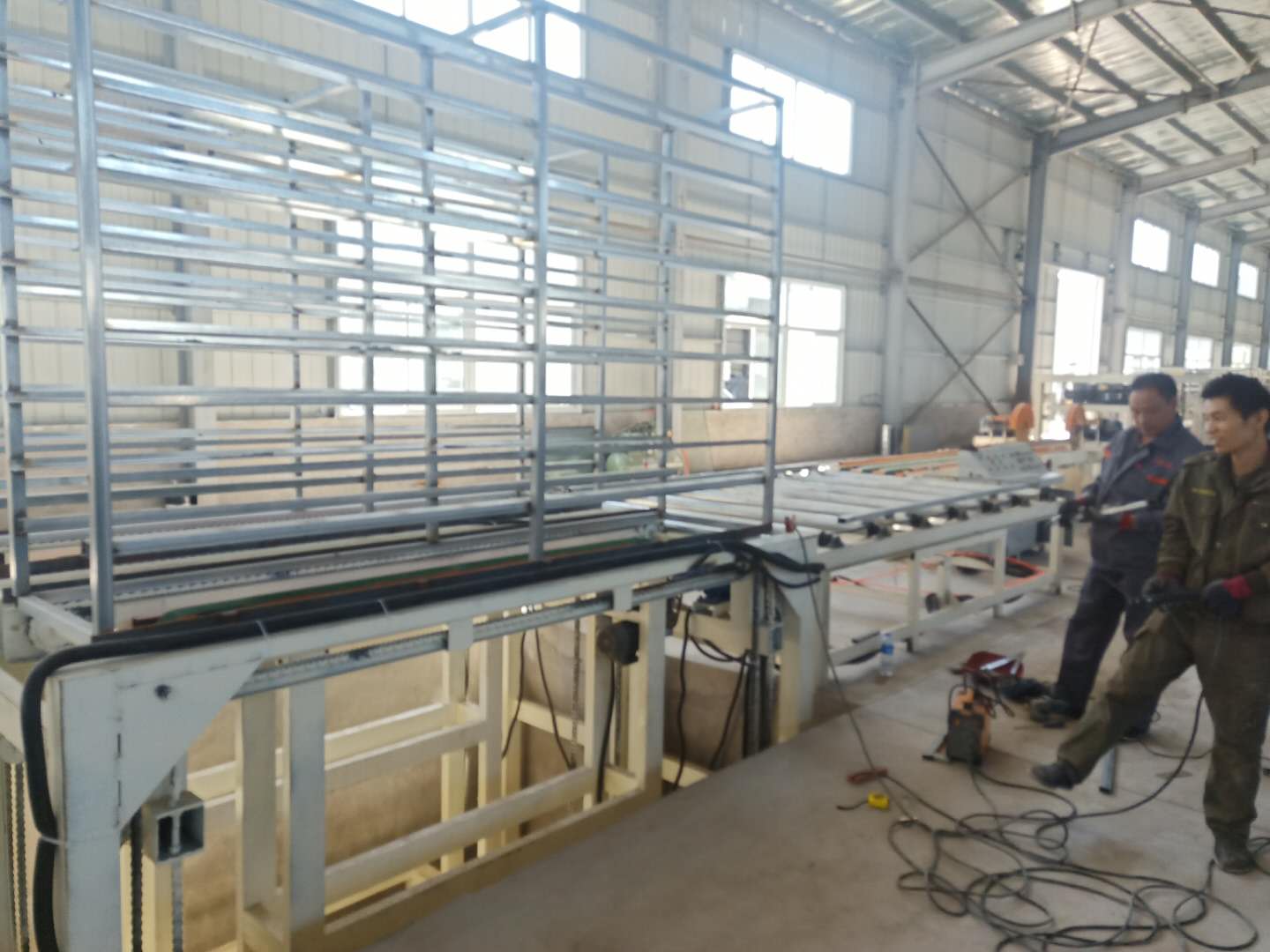 泸州匀质板保温设备水泥砂浆岩棉复合板设备生产线