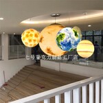 定制星球灯有机玻璃八大星球罩创意装饰道具亚克力星球橱窗吊饰