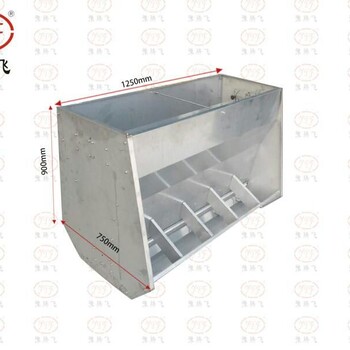 喂食槽釆食槽猪用不锈钢食槽育肥单双面不锈钢料槽