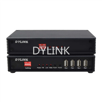 工业级DVIKVM高清视频光纤延长器