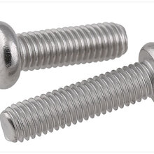 供应304不锈钢螺丝/半圆头十字槽螺栓/盘头机牙螺丝