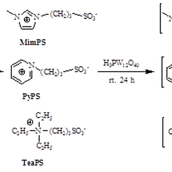 离子液体杂多酸盐催化剂