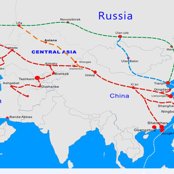 中国到俄罗斯集装箱国际铁路运输
