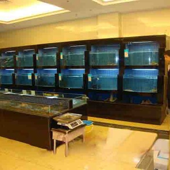 广州海鲜池定制、三层海鲜池订做、贝类海鲜池设计