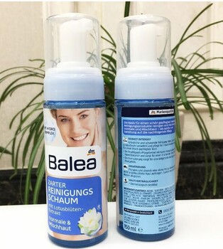 德国Balea芭乐雅控油保湿莲花洁面泡沫洁面摩丝洗面奶