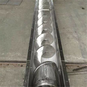 化工物料输送机耐磨防腐蚀不锈钢管式螺旋输送机