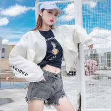 韩版潮款小夹克加盟虢虢团代理精品女装童装图片