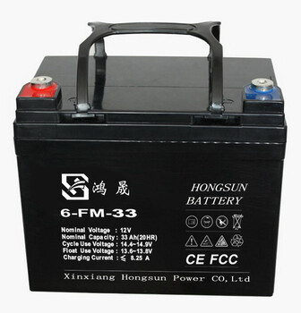 12V33AH电动车用动力免维护蓄电池