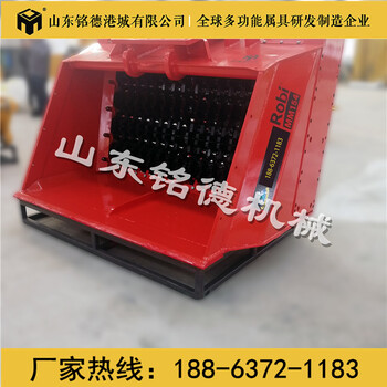 芬蘭挖掘機(jī)阿魯斗篩分,破碎,拌藥,混合,曝氣一步完成