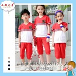 2018夏季新款幼儿园园服儿童纯棉运动拼色纯棉套装班服小学生校服