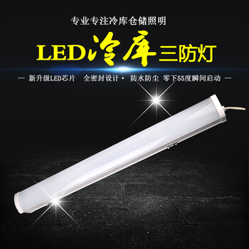 福建led冷庫燈，led冷庫長條燈，20w40w60公分1.2m免驅動三防燈，澡堂浴室節能燈