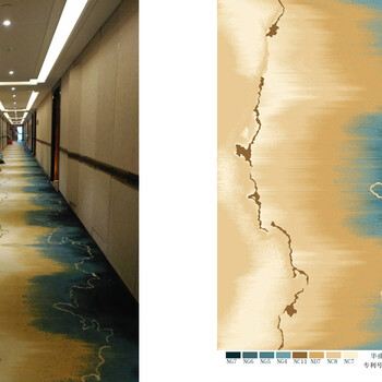 新疆酒店地毯厂家，可根据图片和属性要求定制地毯！