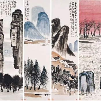 藝術(shù)圈有一個(gè)重磅新聞，齊白石的《山水十二條屏》拍出了9.315億元的天價(jià)！