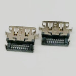 反向型/19P-HDMI沉板母座/沉板2.78mm/反向沉板/90度插板DIP/HDMI高清接口