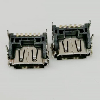 HDMI高清座子/加高型HDMI母座/垫高2.5mm/90度插板DIP/19P-HDMI高清接口/SMT贴片