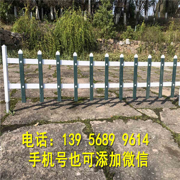 当阳市pvc护栏 pvc护栏绿化栅栏竹子护栏行情价格