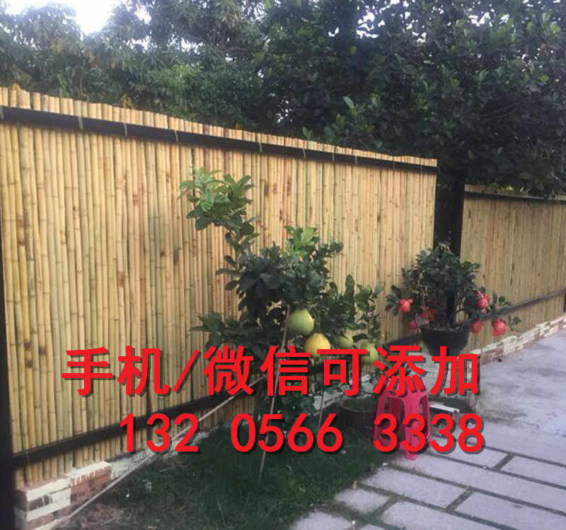 天津东丽护栏碳化网格装饰护栏竹篱笆竹子护栏