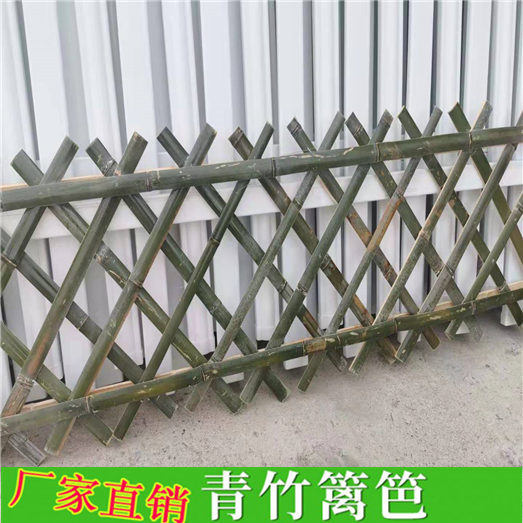 山东莱芜竹篱笆栅栏建设工程围栏竹篱笆竹子护栏