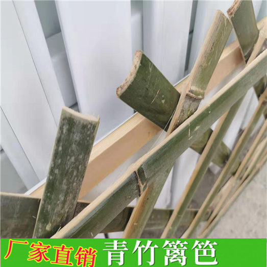 广东汕尾碳化木护栏塑钢栅栏竹篱笆竹子护栏