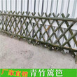 上海南汇花园栅栏花坛绿化栅栏竹篱笆竹子护栏图片