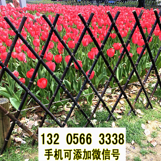 重庆开县户外花园竹竿道路绿化带栅栏竹篱笆竹子护栏