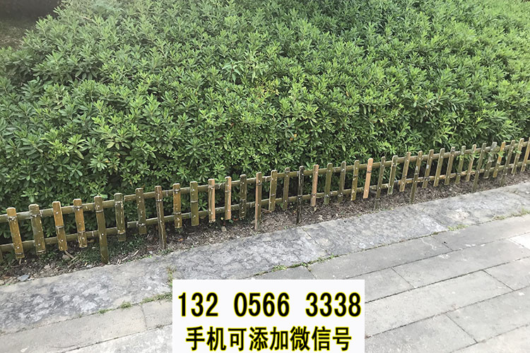 云南临沧绿化栏杆庭院花园围栏竹篱笆竹子护栏