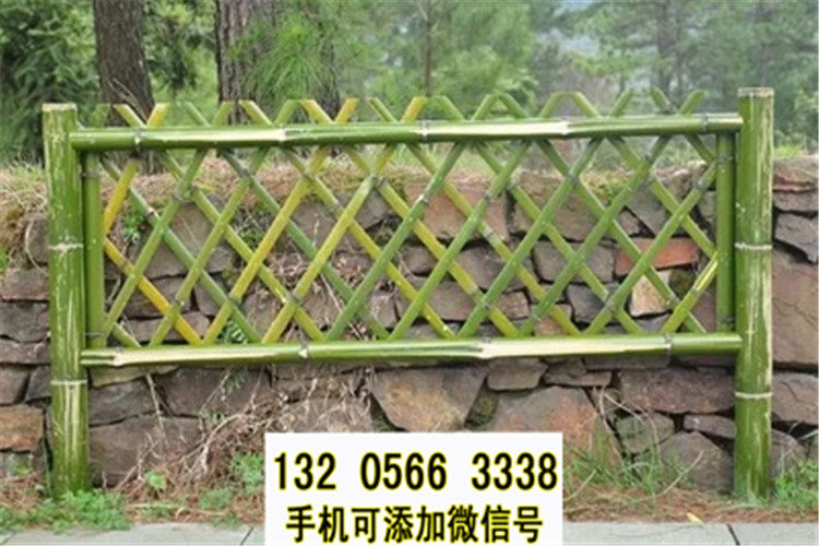 四川广安竹护栏围栏爬藤户外塑料隔离栏竹篱笆竹子护栏