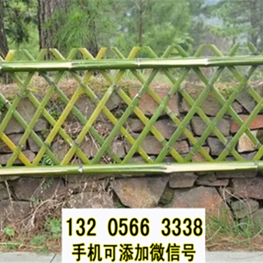 山东日照塑钢pvc护栏围栏草坪塑钢隔离栏竹篱笆竹子护栏