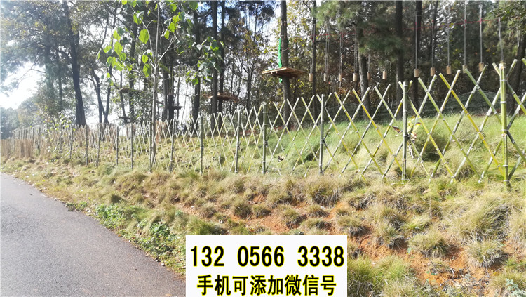 晋城碳化竹护栏大小篱笆竹篱笆竹子护栏