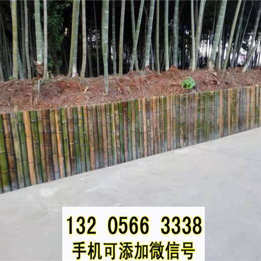 湖北鄂州竹子栅栏院墙园林栏杆竹篱笆竹子护栏