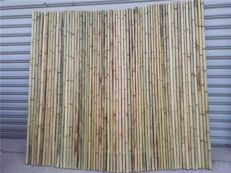 福建泰宁竹篱笆图片碳化实木护栏竹篱笆竹子护栏