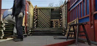 安徽巢湖工程竹篱笆pvc厂房栏杆竹篱笆竹子护栏图片1