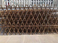 山西吕梁篱笆网栅栏碳化防腐护栏竹篱笆竹子护栏图片1