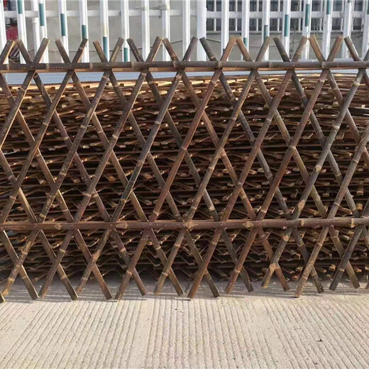 福建南平新农村护栏塑料栅栏竹篱笆竹子护栏