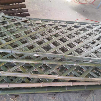 河南长葛竹子围栏PVC塑钢花园围栏竹篱笆竹子护栏